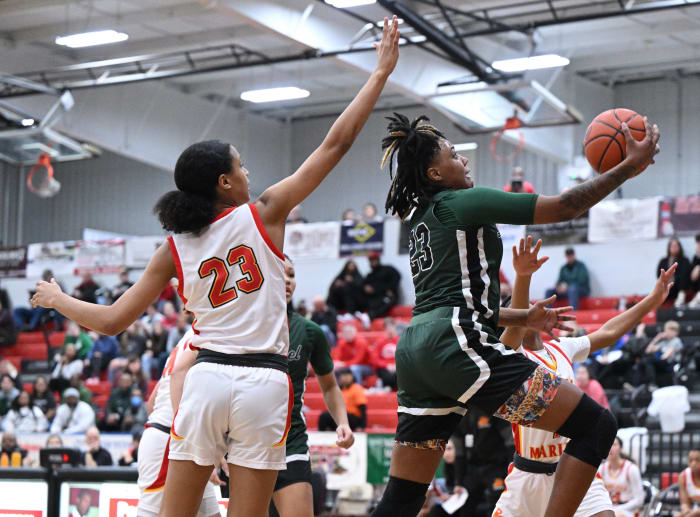 Purcell Marian vs Laurel girls basketball Jeff Harwelll9